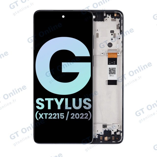 Écran LCD avec châssis pour Motorola Moto G Stylus 5G (XT2215 / 2022) (origine, Steel Blue)