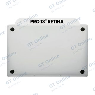 Coque inférieure pour Apple MacBook Pro 13" A1708 (2016-2017) (origine neuve, argent)