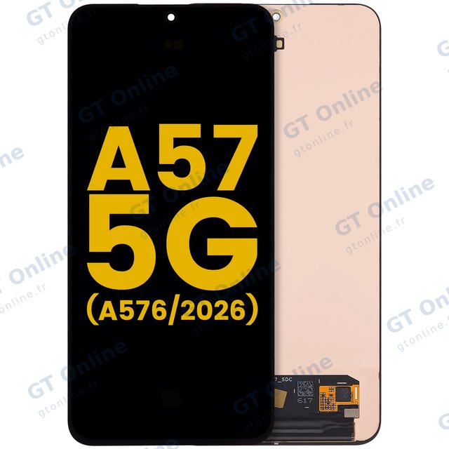 Écran OLED sans châssis pour Samsung Galaxy A57 5G (A576 / 2026) (reconditionné, toutes couleurs)