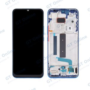 Écran Tactile avec Châssis Xiaomi Mi 10 Lite 5G Bleu Boréal