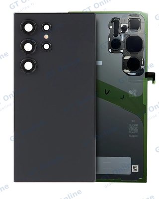 Vitre arrière pour Samsung Galaxy S24 Ultra (pack service origine, noir titane)