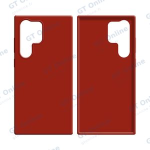 Coque Silicone Compatible pour Samsung Galaxy S23 Ultra 5G S918 (#1) Rouge — vue 2