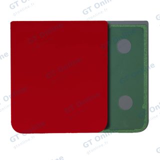 Vitre arrière pour Samsung Galaxy Z Flip 4 (pack service origine, rouge)