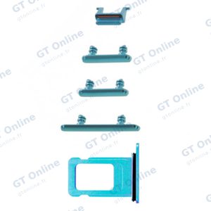 Kit Bouton Apple iPhone XR Bleu