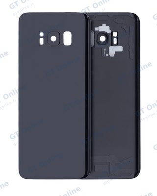 Vitre arrière pour Samsung Galaxy S8 (pack service origine, noir minuit)