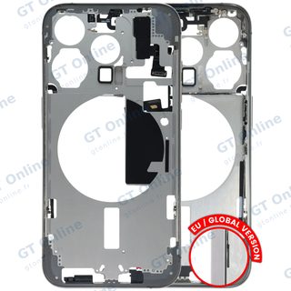 Châssis pour Apple iPhone 15 Pro (version EU, origine d'occasion — grade B, White Titanium)