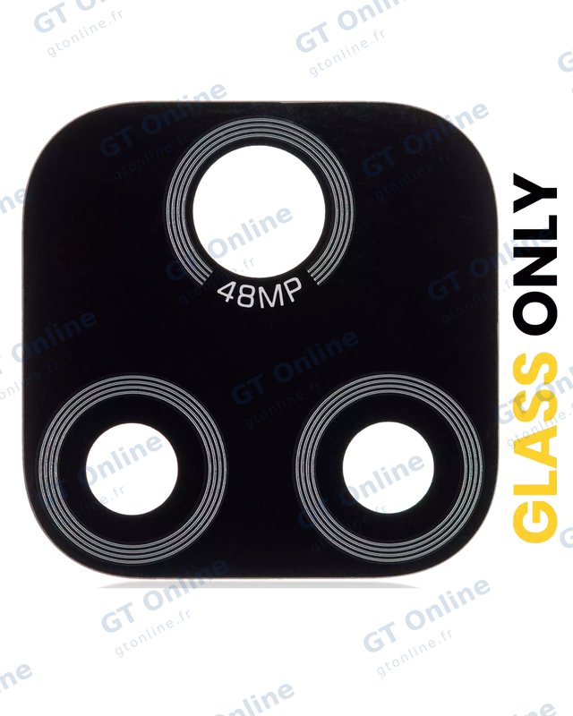 Lentille de caméra arrière avec adhésif pour Motorola Moto E7 (XT2095 / 2020) (noir)