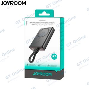 Batterie Externe Power Bank Sans Fil Magnétique JOYROOM JR-PBM01 10000mAh 20W (avec Câble Lightning vers Type-C) Noir — vue 2
