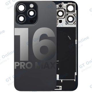 Vitre arrière pour Apple iPhone 16 Pro Max (origine d'occasion — grade B, titane noir)