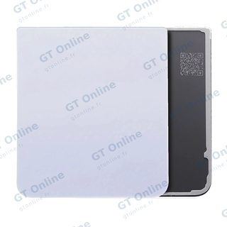 Vitre arrière pour Samsung Galaxy Z Flip 3 5G (pack service origine, bleu)