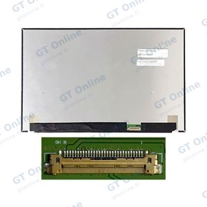 Dalle Ordinateur Portable 13.3" Slim FHD (1920x1080) LCD 60Hz, eDP 30pin 19mm Droite, Sans Fixations ~300mm