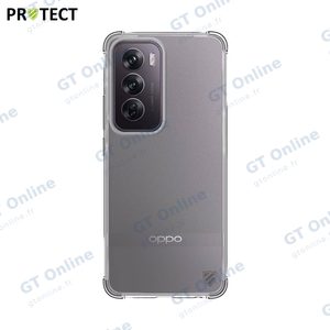 Coque Silicone Renforcée PROTECT pour OPPO Reno 12 Pro 5G Transparent — vue 2