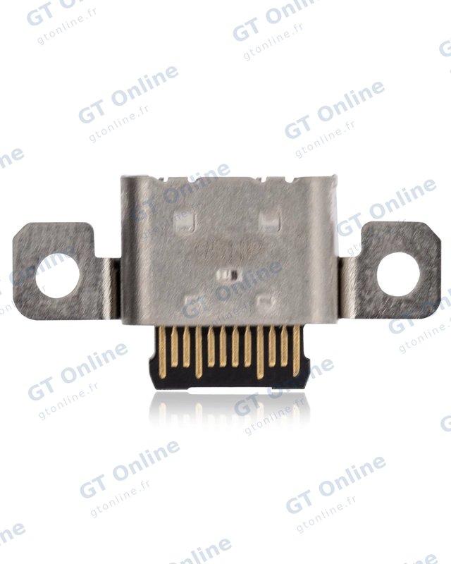 Connecteur de charge à souder — format Type C, 24 broches, 2 points de fixation (C338)