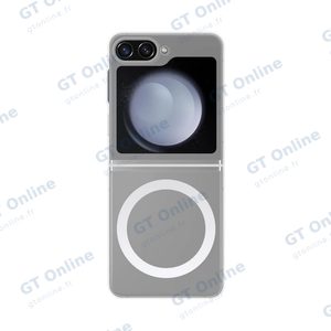 Coque Silicone MagSafe Compatible pour Samsung Galaxy Z Flip 5 5G F731 Transparent — vue 2