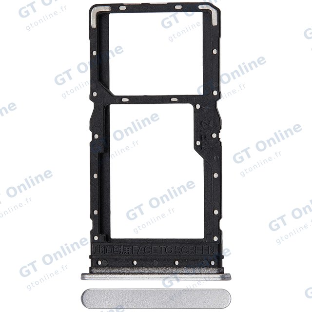 Tiroir SIM pour Xiaomi Redmi 12 5G (argent Moonstone)