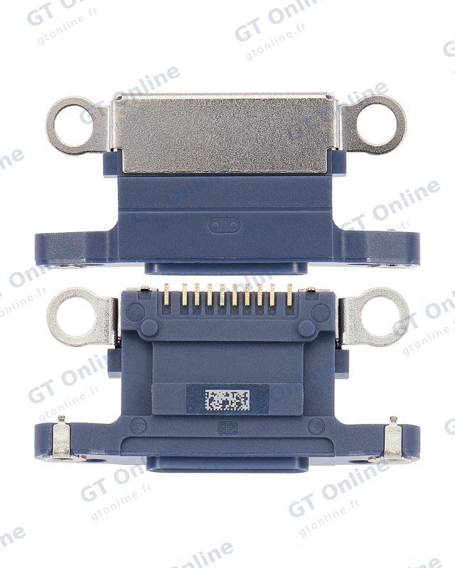 Connecteur de charge nu à souder pour Apple iPhone 13 Pro / 13 Pro Max (Sierra Blue, lot de 10)