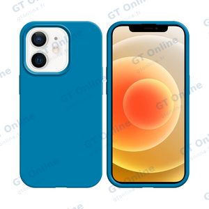 Coque Silicone Compatible pour Apple iPhone 12 Mini (#16) Bleu Ciel