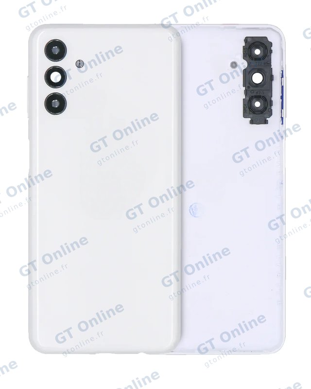 Vitre arrière pour Samsung Galaxy A04s (A047 / 2022) (pack service origine, blanc)