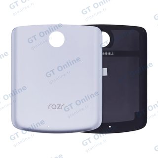 Vitre arrière pour Motorola Razr 5G (XT2071 / 2020) (Liquid Mercury, origine)