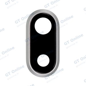 Support Lentille Apple iPhone 8 Plus Argent