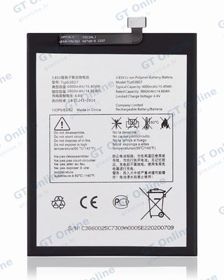 Batterie pour Alcatel 1SE (5030 / 2020) / 3L (5029 / 2020) / TCL 20Y (TLP038D7)
