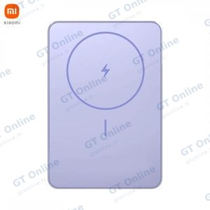 Batterie Externe Power Bank sans Fil Magnétique Xiaomi BHR08PNGL Super Slim 5000mAh Violet