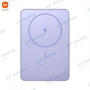 Batterie Externe Power Bank sans Fil Magnétique Xiaomi BHR08PNGL Super Slim 5000mAh Violet