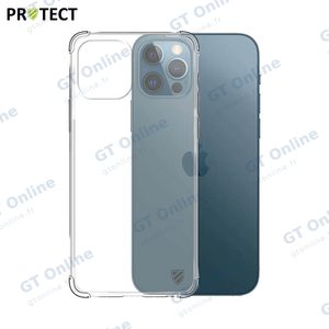 Coque Silicone Renforcée PROTECT pour Apple iPhone 12/iPhone 12 Pro Transparent