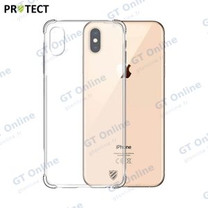 Pack de 10 Coques Silicone Renforcée PROTECT pour Apple iPhone XS Max Bulk Transparent