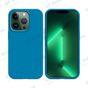 Coque Silicone Compatible pour Apple iPhone 13 Pro (#16) Bleu Ciel