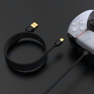 Câble de charge tressé USB vers USB-C 3 m pour PlayStation 5 / Nintendo Switch DOBE TP5-3585 — noir