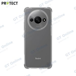 Coque Silicone Renforcée PROTECT pour Xiaomi Redmi A3 Transparent — vue 2