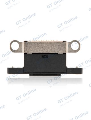 Connecteur de charge nu à souder pour Apple iPhone 12 Mini (noir, lot de 10)