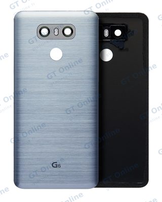 Vitre arrière pour LG G6 (argent Ice Platinum)