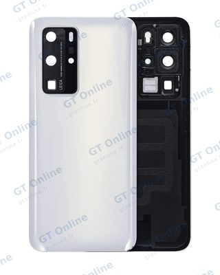 Vitre arrière pour Huawei P40 Pro (blanc glacier)