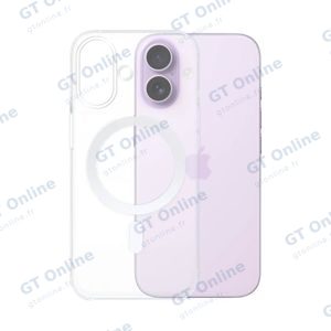 Coque Silicone MagSafe Compatible pour Apple iPhone 17 Transparent
