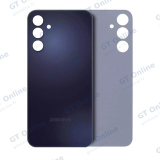 Vitre arrière pour Samsung Galaxy A15 5G (A156 / 2023) (pack service origine, noir Brave)