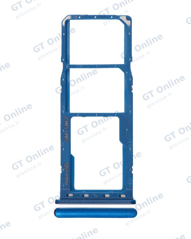 Tiroir SIM pour Samsung Galaxy A20 (A205 / 2019) / A30 (A305 / 2019) / A50 (A505 / 2019) (bleu)