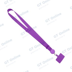 Tour de Cou Universel pour Smartphone Bandoulière (#19) Mauve