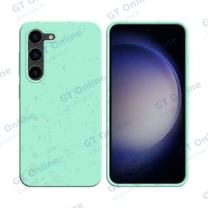 Coque Bambou Biodégradable PROTECT pour Samsung Galaxy S23 5G S911 (#4) Vert Menthe