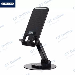 Support de bureau smartphone et tablette rotatif 360° JELLICO PH27 — noir