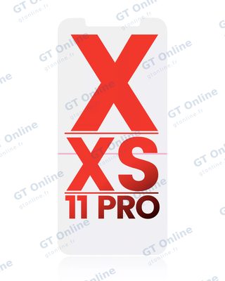 Film polariseur pour Apple iPhone X / XS / 11 Pro (lot de 10, OCA Master)
