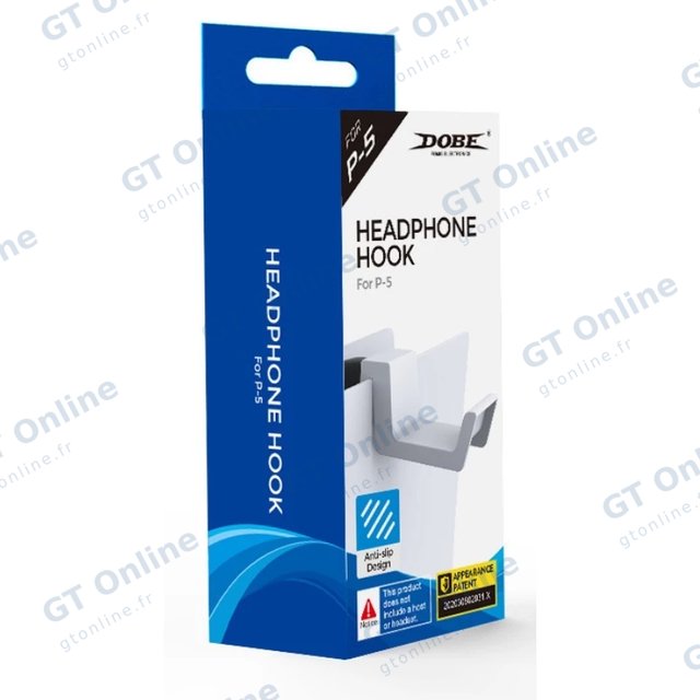 Support pour casque sur PlayStation 5 DOBE TP5-0595 — blanc