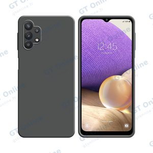 Coque Silicone Compatible pour Samsung Galaxy A32 5G A326 (#5) Gris