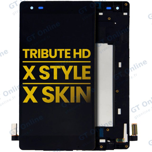 Écran pour LG Tribute HD (LS676) / LG X Style (K200 / L53BL / L56VL) / LG X Skin (F740) (reconditionné, noir)