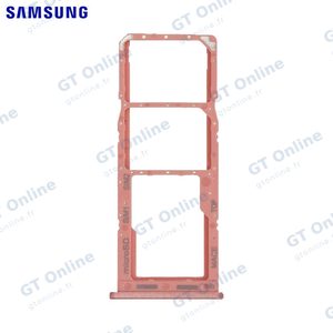 Tiroir SIM Original Samsung Galaxy M13 M135 GH98-47563B Orange Cuivre