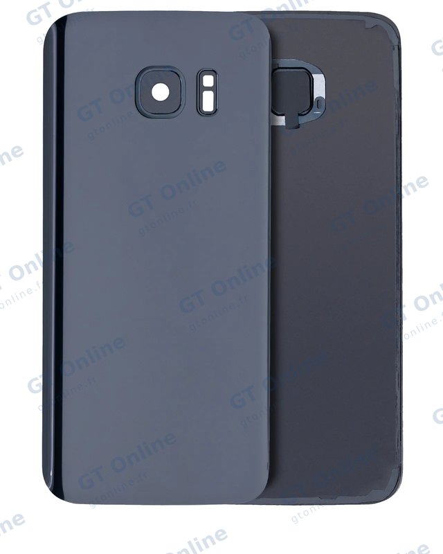 Vitre arrière pour Samsung Galaxy S7 (pack service origine, Black Onyx)