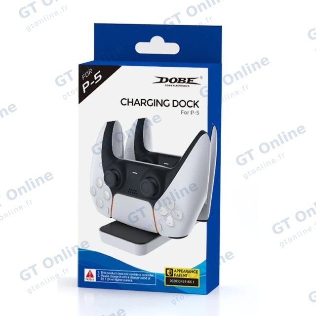 Station de charge pour 2 manettes PlayStation 5 DOBE TP5-0591