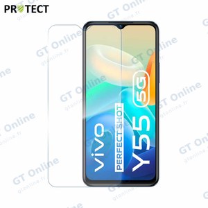 Verre Trempé Classique PROTECT pour Vivo Y55 5G Transparent