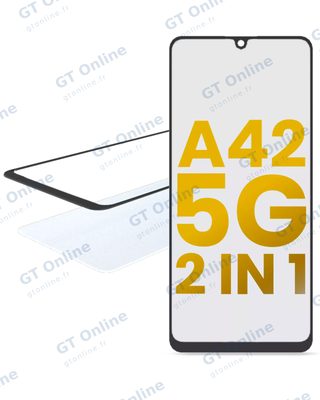 Vitre d’écran avec OCA pour Samsung Galaxy A42 5G (A426 / 2020)